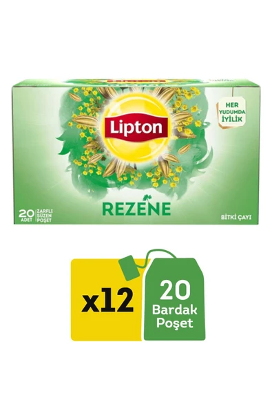 Lipton Rezene Çayı 20 Adet X 2 Gr 12 Li Set ürün görseli 1
