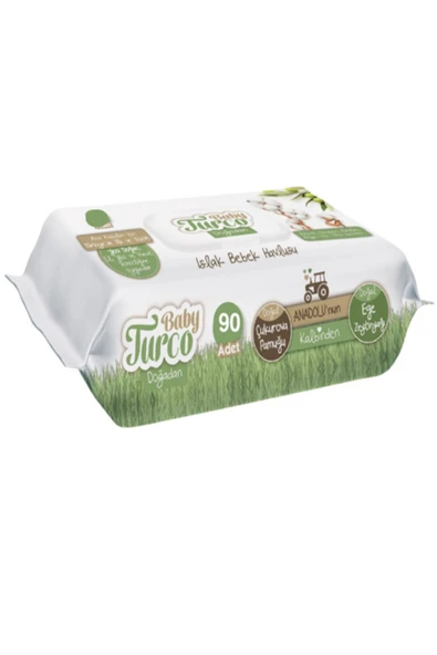 Dove Baby Turco Doğadan Islak Bebek Havlusu Zeytinyağlı 90'lı ( 1 PAKET) ürün görseli 1