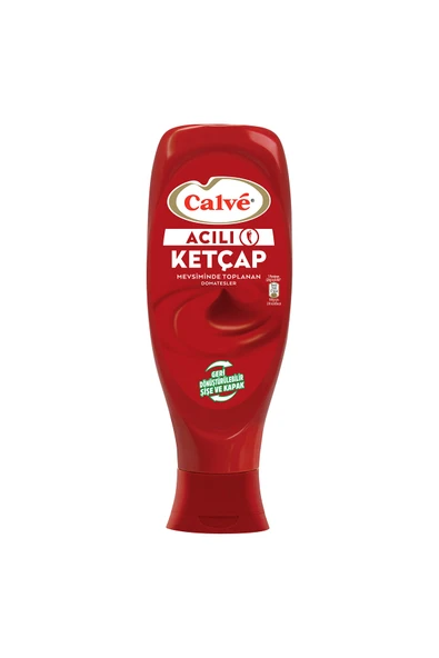 Calve Acılı Ketçap 600 gr  CALVE ürün görseli 1