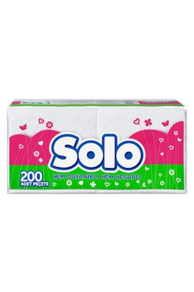 Solo Süper Peçete 200-lü 2 Paket ürün görseli 1