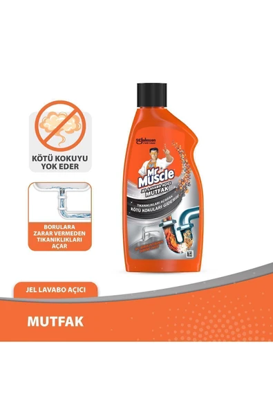 Mr. Muscle Jel Lavabo Açıcı 500 ml ürün görseli 1