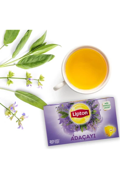 Lipton Adaçayı Bitki Çay 20'li Paket - Resim 5