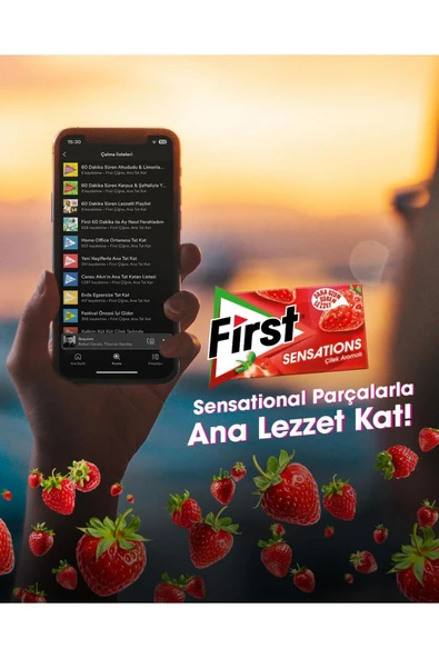 First Sensations Çilek 27gr - 12 Adet - Resim 5