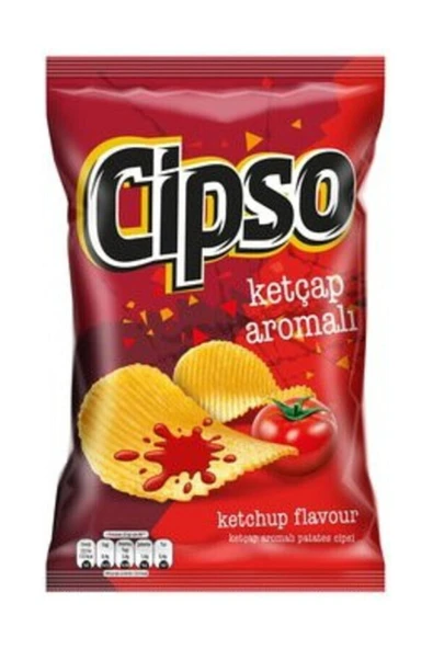 Cipso Tırtıklı Ketçap Patates Cipsi Süper Boy 85 gr ürün görseli 1