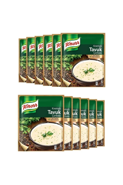 Knorr Hazır Kremalı Tavuk Çorbası (12 Adet) ürün görseli 1