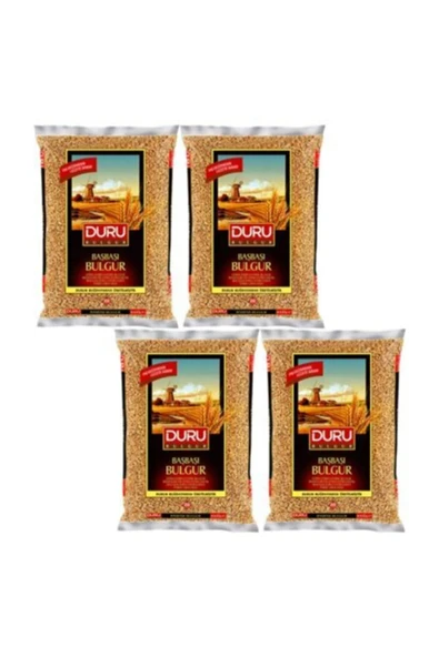 Duru Bakliyat Bulgur 1 kg Başbaşı Pilavlık X 4 Paket ürün görseli 1