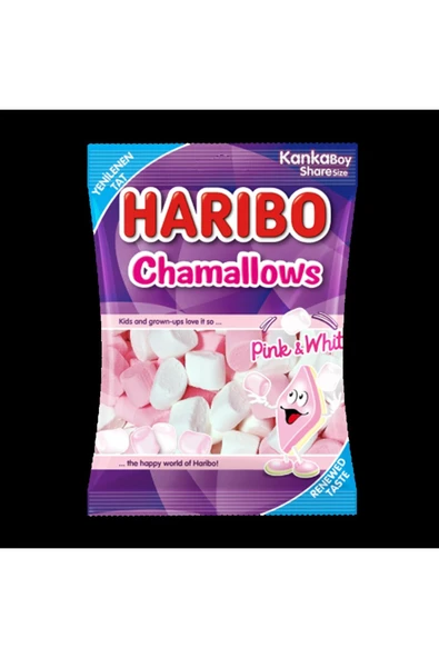 Haribo Chamallows Pink White 70 G ürün görseli 1