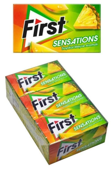 First Sensations Tropikal Meyve Aromalı Sakız 27 Gr 12li ürün görseli 1