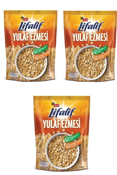Eti Lifalif Yulaf Ezmesi 500 G X 3 Adet ürün görseli 1
