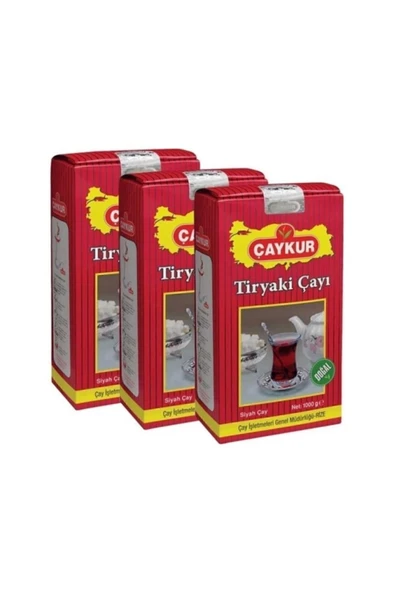 Çaykur Tiryaki Çay 1000 gr X 3 Adet. ürün görseli 1