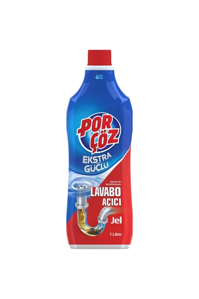 Porçöz Por Çöz Ekstra Güçlü Lavabo Açıcı Jel 1000 Ml ürün görseli 1