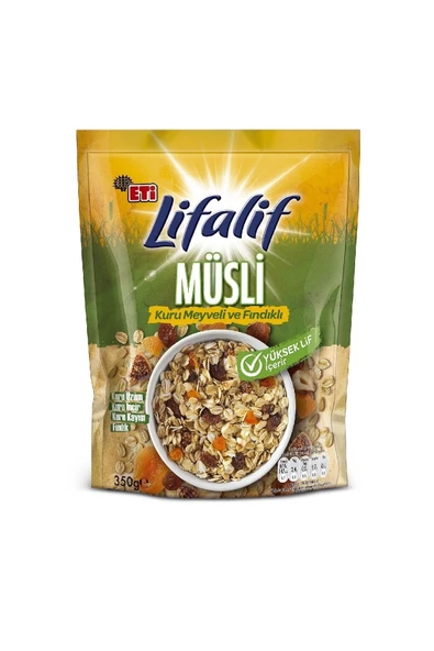 Eti Lifalif Kuru Meyveli Ve Fındıkli Müsli 350 g ürün görseli 1
