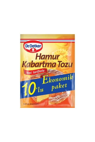 Dr. Oetker Dr Oetker Hamur Kabartma Tozu 10'lu ürün görseli 1