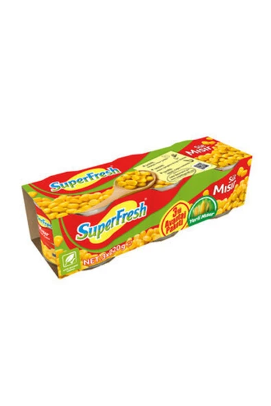 SuperFresh Süperfresh Mısır 3'lü 220gr.s ürün görseli 1