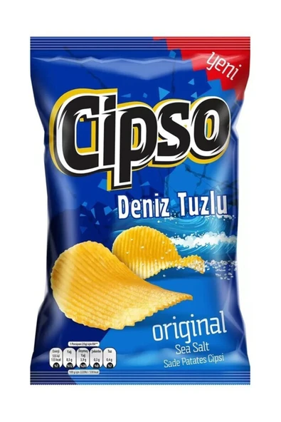 Cipso Tırtıklı Sade Patates Cipsi Süper Boy 85 gr ürün görseli 1