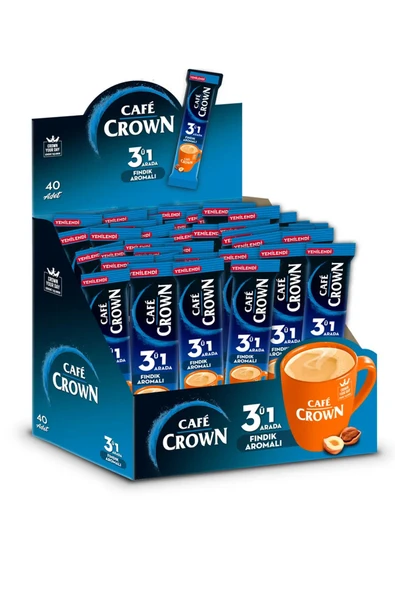 Ülker Cafe Crown 3'ü 1 Arada Fındıklı 18 Gram x (40 Adet) ürün görseli 1
