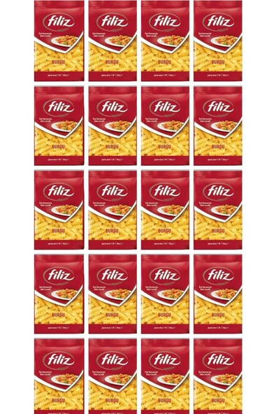 FİLİZ Makarna Burgu 500 Gr X 20 Adet ürün görseli 1