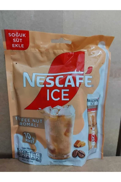 Nescafe Ice Toffee Nut Aromalı 10 Lu YENİ ÜRÜNNN ürün görseli 1