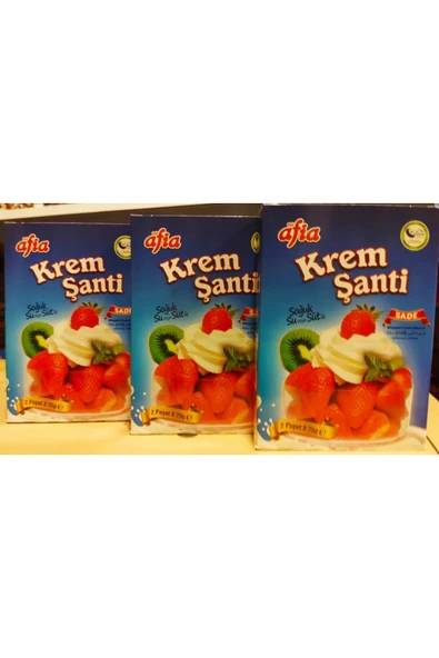 Afia Sade Krem Şanti 150 Gr. 3,lü Set Gimdes Sertifikalı ürün görseli 1