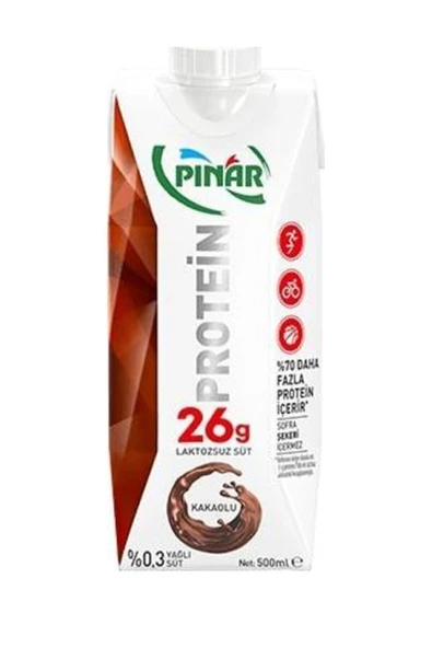 Pınar Protein Süt Kakaolu 500 ml ürün görseli 1