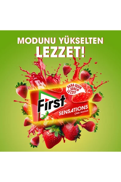 First Sensations Çilek 27gr - 12 Adet - Resim 4