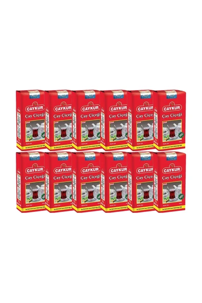 Çaykur Çay Çiçeği 500 Gr X 12 Adet = 6 Kg Dökme Çay ürün görseli 1