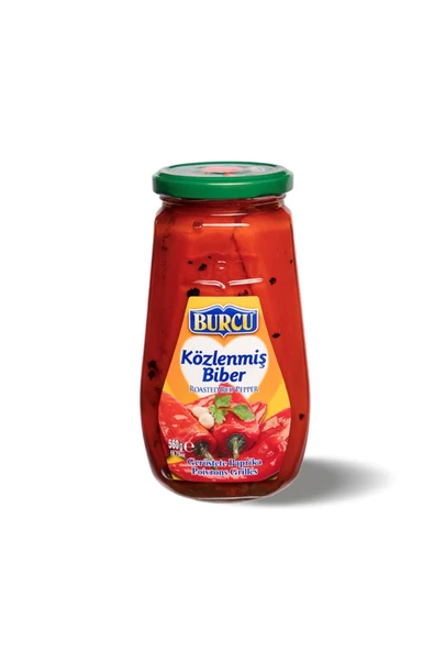 BURCU Közlenmiş Biber Cam 560 gr ürün görseli 1