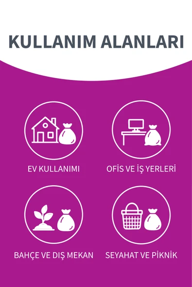 Parex Güçlü Çöp Torbası Orta Boy 1 Adet - Resim 4