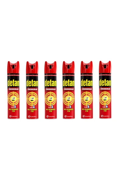 Detan Sinekkıran Su Bazlı Aeresol 275 ml X 6 Adet ürün görseli 1