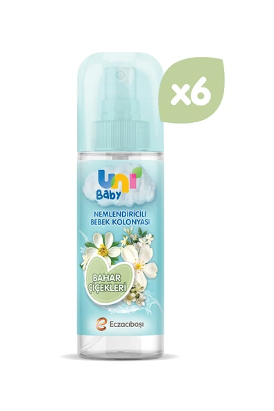 Uni Baby Bebek Kolonyası Bahar Çiçekleri 6'lı 900 ml ürün görseli 1