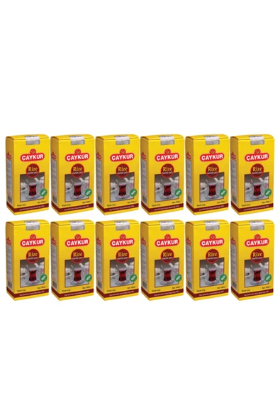 Çaykur Rize Turist  500 Gr x 12 Paket = 6 Kg Dökme Çay ürün görseli 1