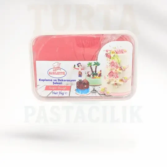 OVALETTE ŞEKER HAMURU KIRMIZI 1 KG ürün görseli 1