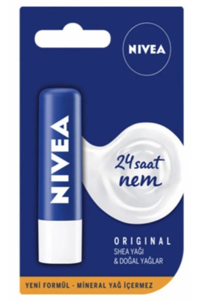 NIVEA Nıvea Lip Care Orıgınal 24 Saat Nem ürün görseli 1