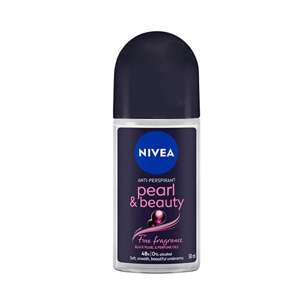 Nivea Pearl  Beauty Black Kadın Roll-On Deodorant 50 ml ürün görseli 1