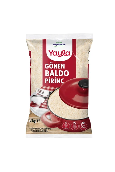 Yayla Baldo Pirinç Gönen Bölgesi Mahsulü 2 Kg ürün görseli 1