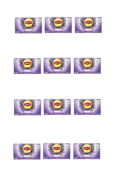Lipton Bardak Adaçayı Bitki Çayı 20 Poşet 1.5 Gr X 12 Adet ürün görseli 1