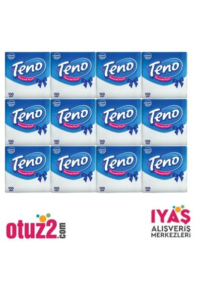 Teno Ekonomik Peçete 100-lü 12 Paket ürün görseli 1