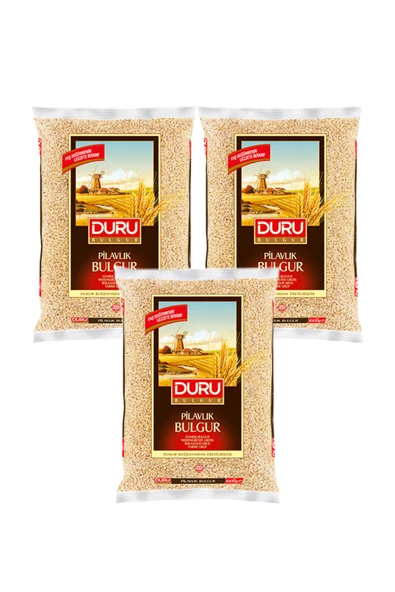 Duru Pilavlık Bulgur, 3x1000 Gr ürün görseli 1