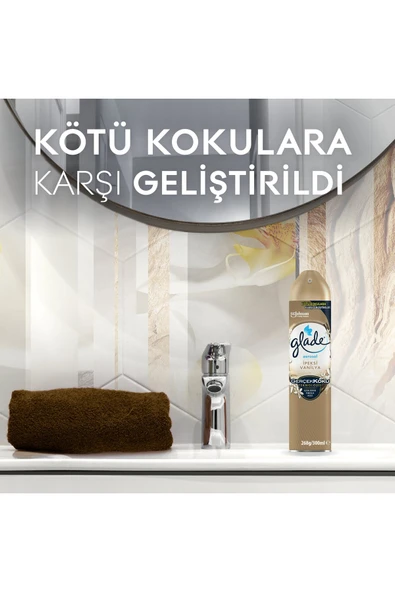Glade Sprey Aerosol İpeksi Vanilya 300 Ml - Resim 4