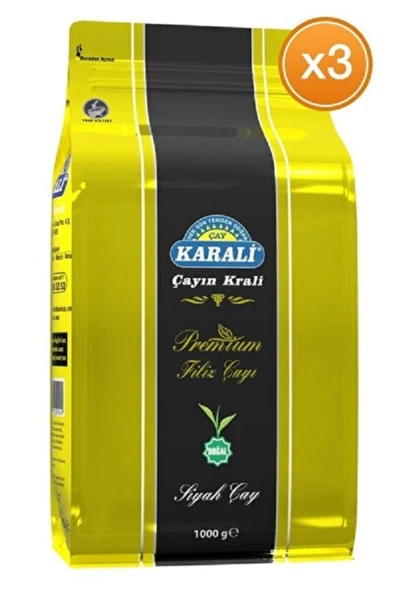Karali Çay Karali Premıum Filiz Çay 3*1000 Gr ürün görseli 1