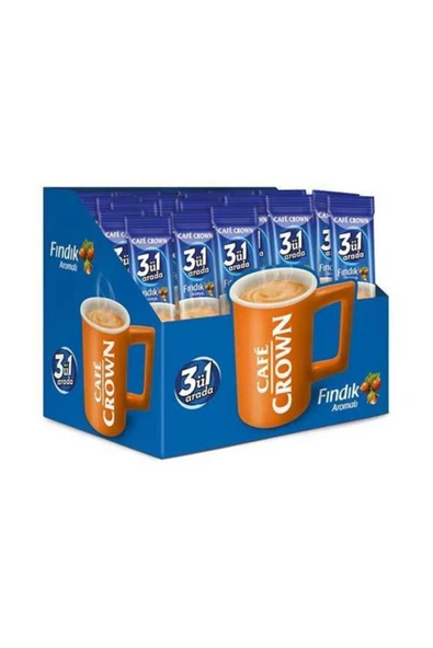 Ülker Cafe Crown 3'ü 1 Arada Fındıklı 13 g (40 Adet) ürün görseli 1