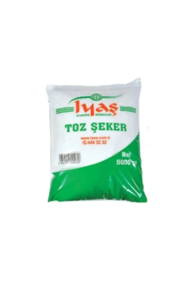 IYAŞ Burdur Toz Şeker 5 Kg X 5 Paket = 25 Kg Seker Yerli Üretim ürün görseli 1