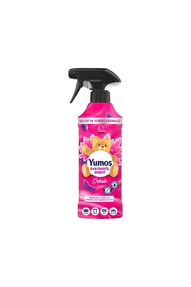 Yumoş Ev veTekstil Spreyi Orkide Yıkanması Zor Eşyalar İçin 450 Ml 3 ADET ürün görseli 1