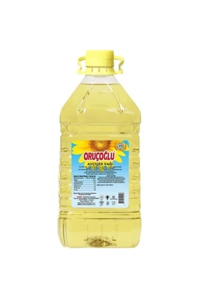 ORUÇOĞLU YAĞ Oruçoğlu Ayçiçek 4,5lt Dar Pet ürün görseli 1