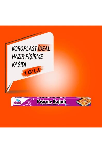 İdeal Pişirme Kağıdı 16 lı 1 Adet ürün görseli 1