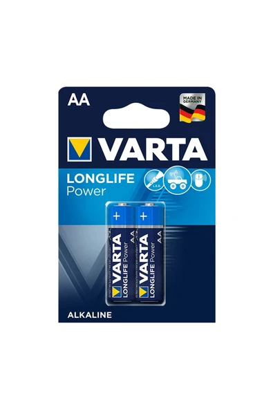 Varta Longlife Power Alkalin Kalem Pil - AA - 2'li ürün görseli 1