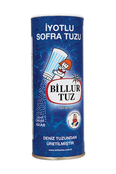 Billur Tuz Tuz Tuzluklu Mavi Kutu 500 gr ürün görseli 1