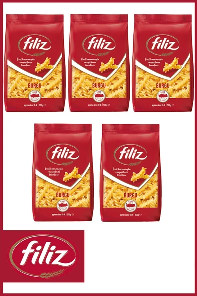 FİLİZ Burgu Makarna 500 gr X 5 Adet ürün görseli 1
