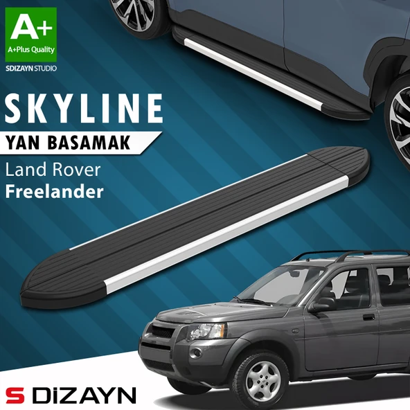 Land Rover Freelander Skyline Aluminyum Yan Basamak 163 Cm 1998-2006 A+ Kalite ürün görseli 1
