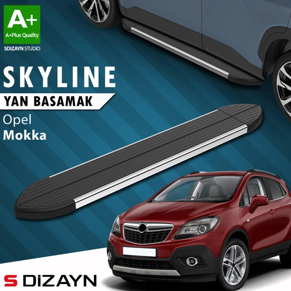 Opel Mokka Skyline Krom Yan Basamak 163 Cm 2012-2019 A+ Kalite ürün görseli 1